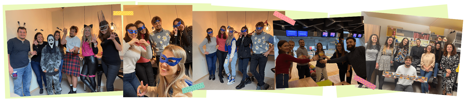 Ein kreatives Team voller Energie und innovativer Ideen