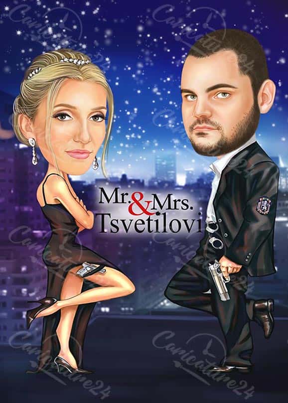 Film Karikatur Mr. & Mrs.