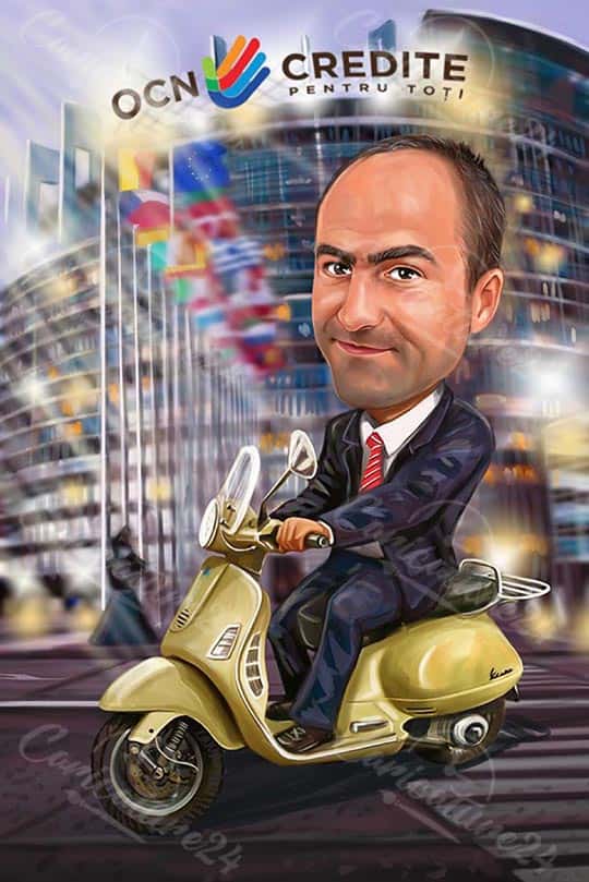 Geschäftsmann Karikatur